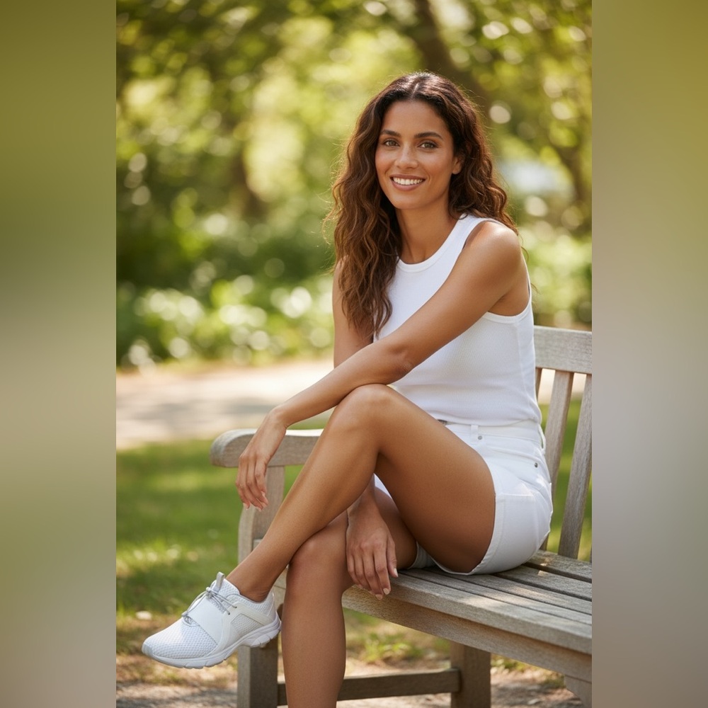 Vionic White Athletic Sneakers. New!!
